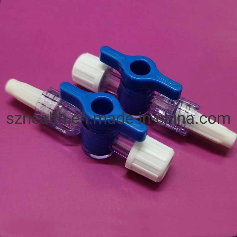 Plastic Two Way Stopcock 3 Way Stop Valve