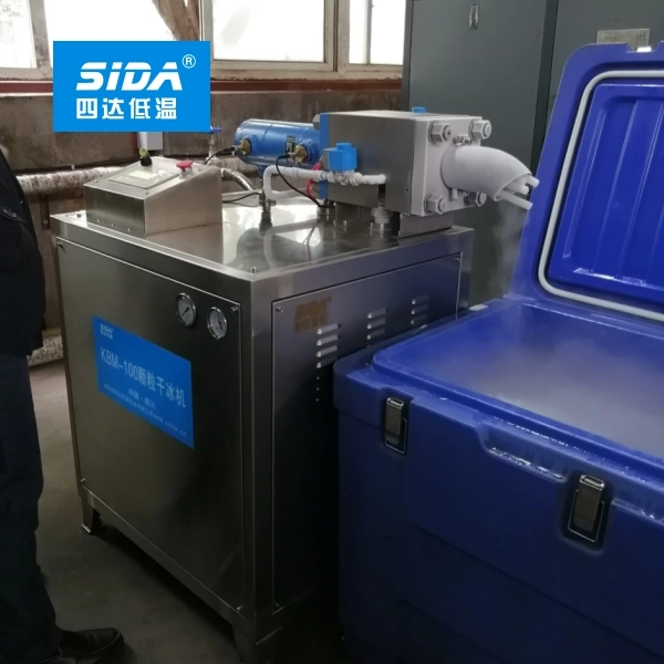 Sida Brand Kbs-30 Small Full Auto Dry Ice Pellet Maker Machine for Refrigeration Cloud and Cleaning Use