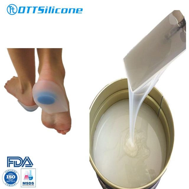 Medical Grade Silicone for Footcare Health Insole Liquid RTV-2 Silicone Rubber