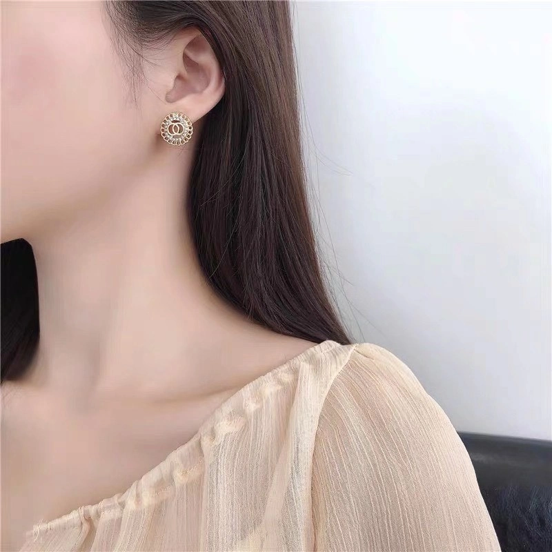 Fashion Jewelry on Low Price Sterling Sliver with Zirconia Diamond Earring for Gift