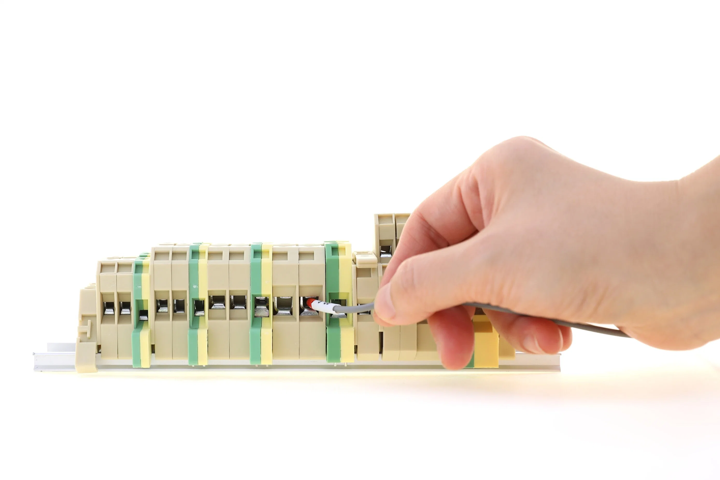 Feed Through Screw DIN Rail Weidmueller Wago Phoenix Terminal Block