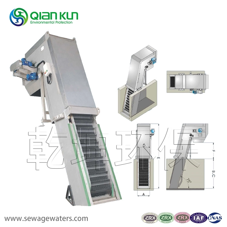 Solid Waste Removal Machine Bar Screen