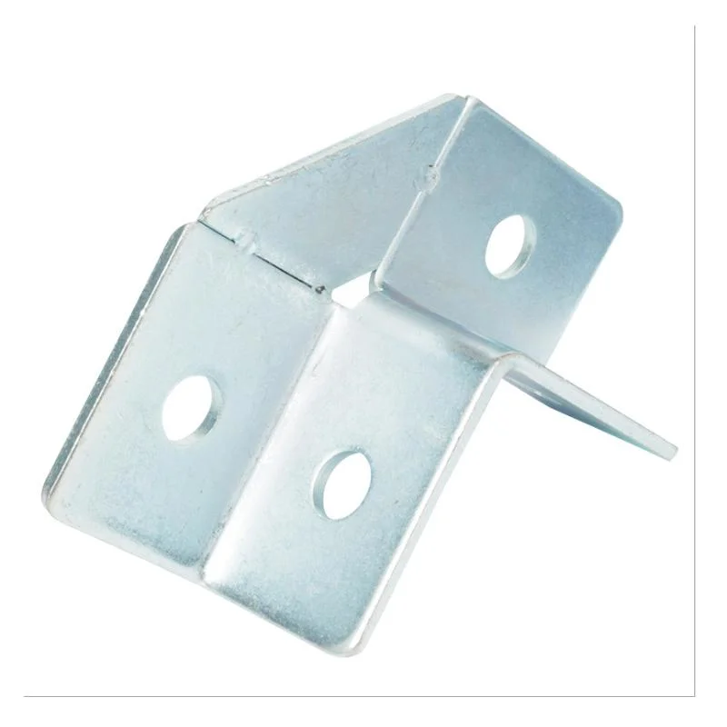 Carbon Steel Galvanized Hot DIP Galvanized 4 Four 8 Eight Holes Strut Connector Corner Protection for C Channel Construction