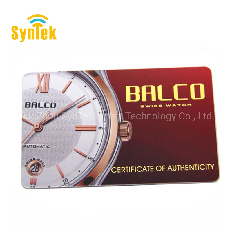 Classic 1K RFID Card with LED Lights NFC Greeting Cards with Lights