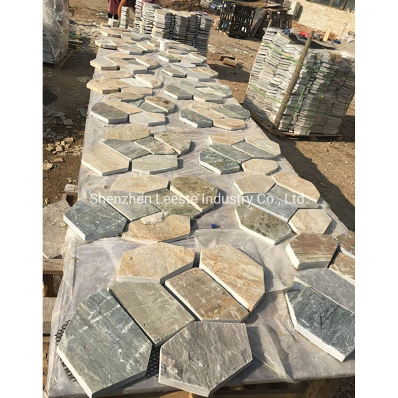 Landscape Paving Stone Crazy Slate Stone Garden and Wall Decoration