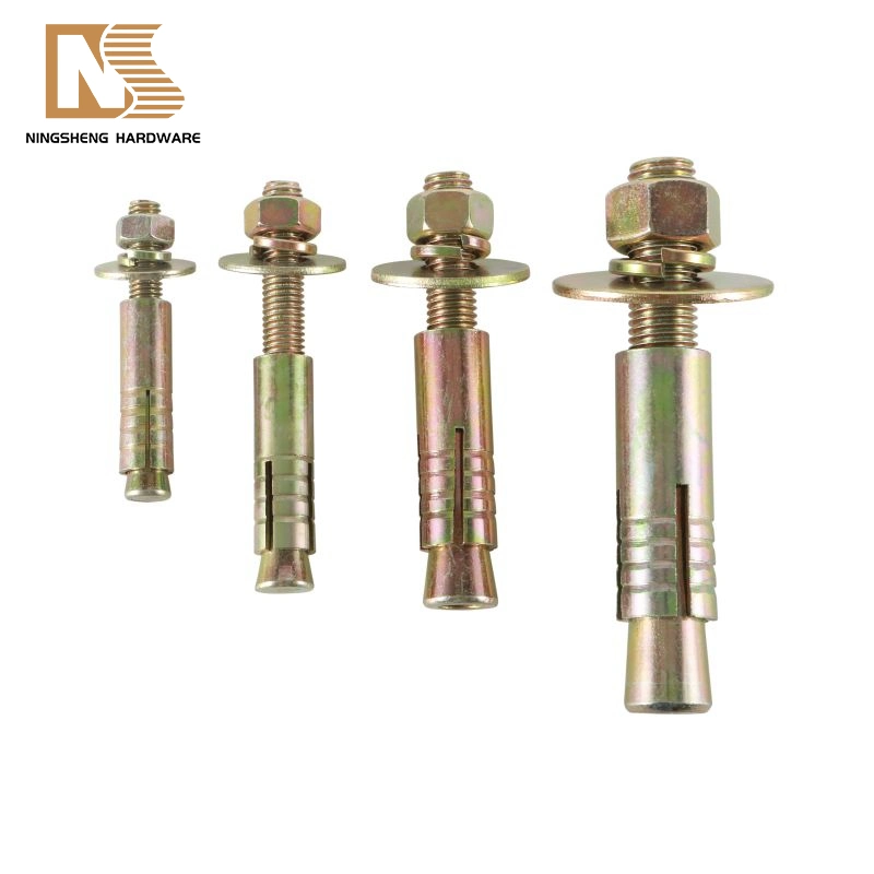 Color Zinc Plated/Galvanized Steel Sleeve Type Concrete Expansion Anchor Bolt