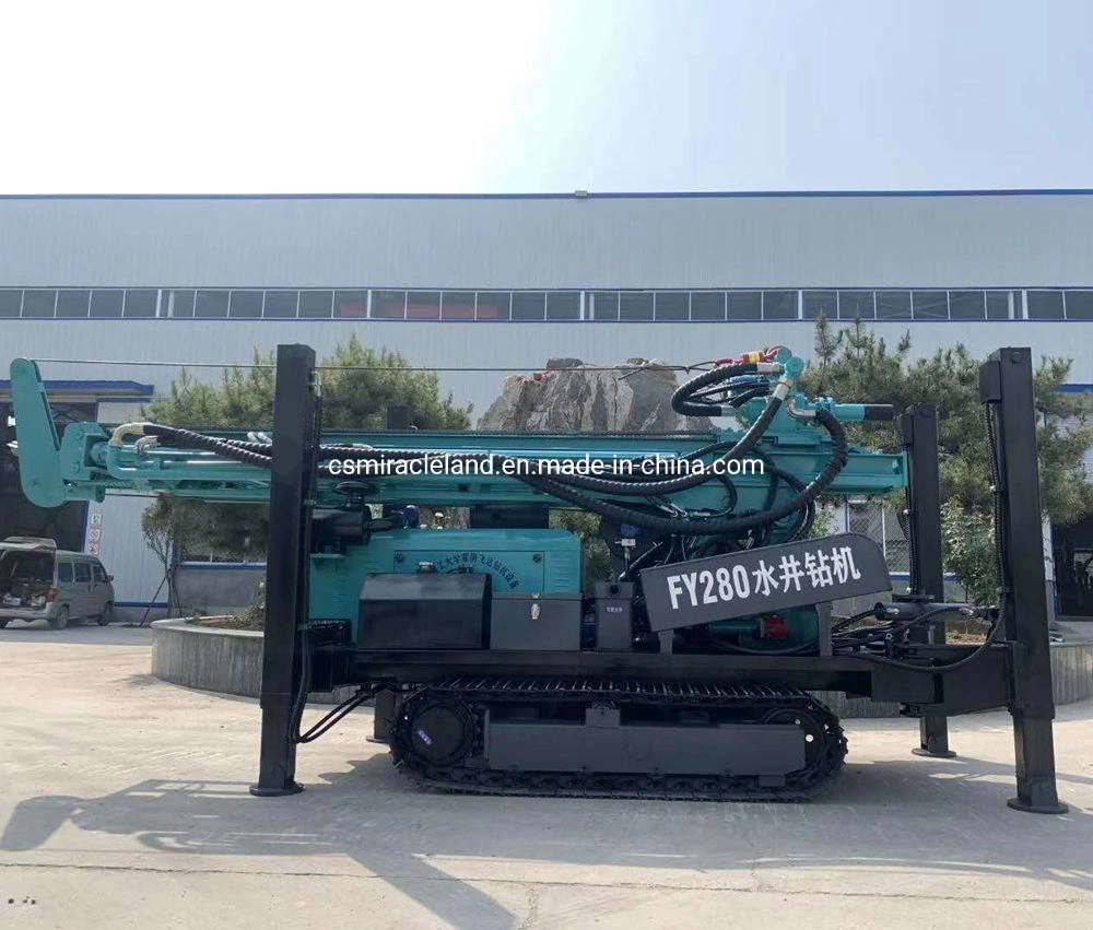 Crawler Full Hydraulic DTH Hammer Air Water Well Drilling Machine