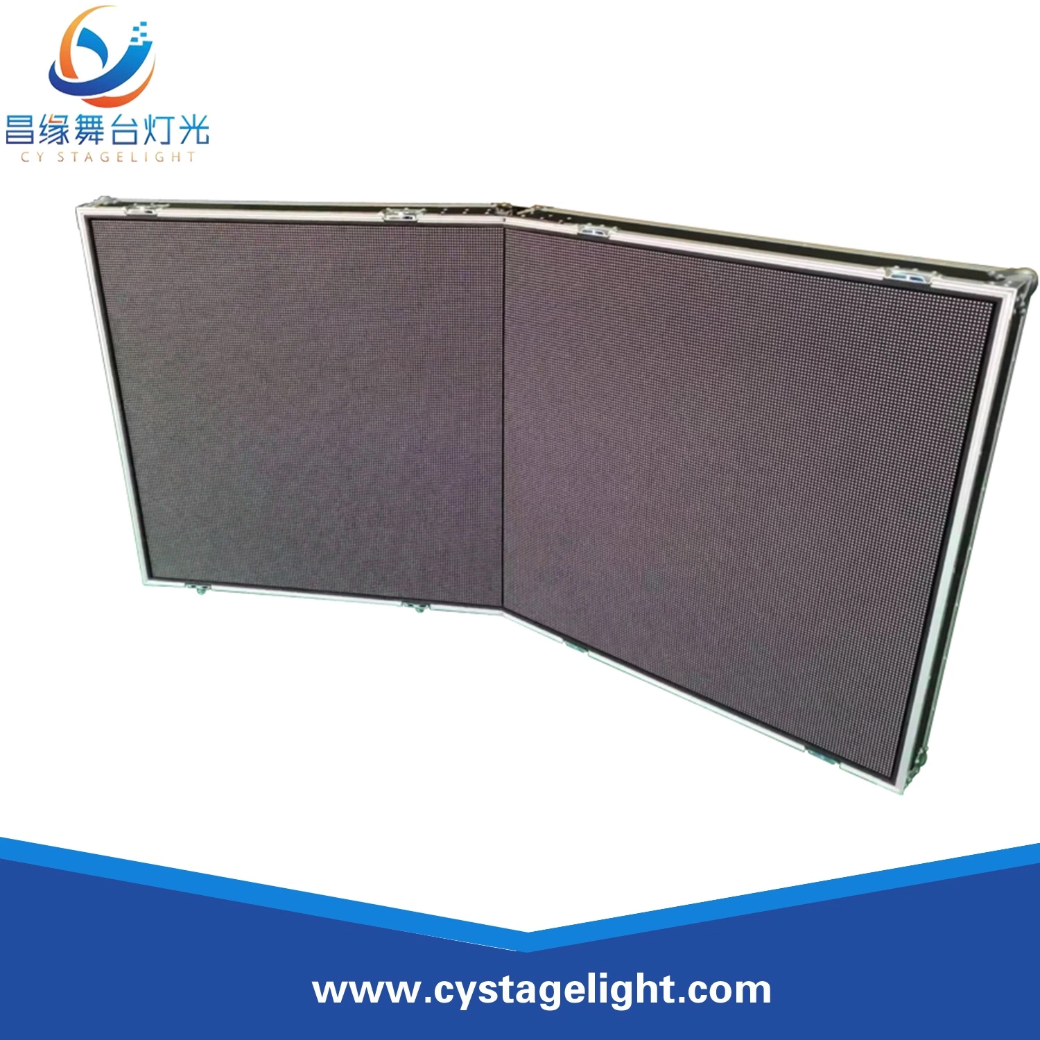 P3.91 Foldable Movable Screen in Flight Case Advertising Display