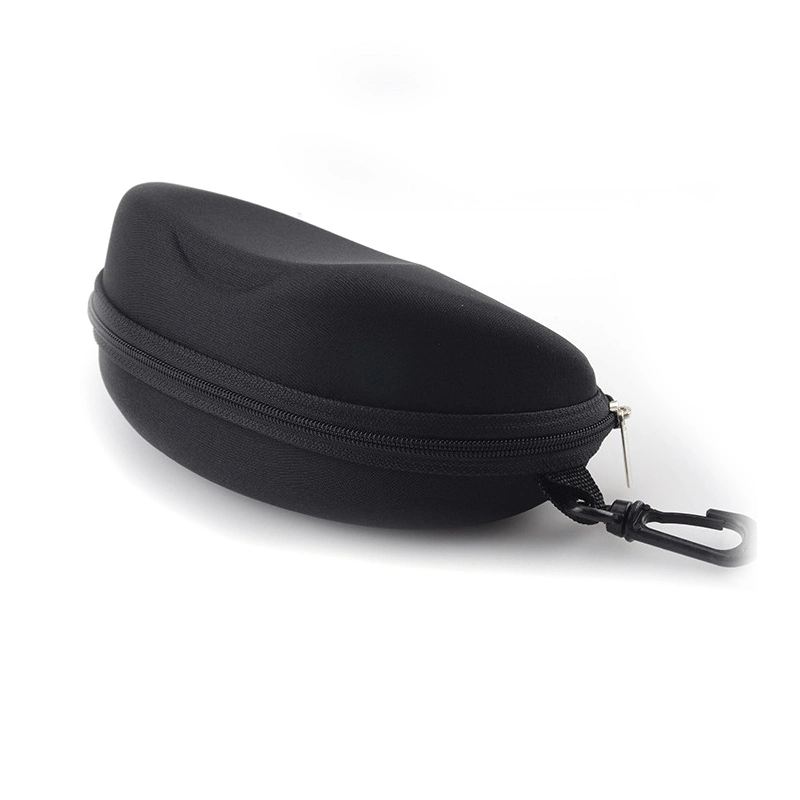 Eyeglasses Cases with Hook Portable Travel Black EVA Sunglasses Case