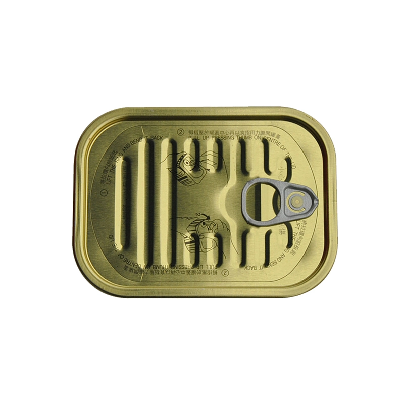 311# Tinplate Easy Open Lid for Tuna