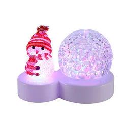 Nuevo diseño niños regalo Navidad atmósfera dormitorio decoración DJ Crystal Luz Magic Stage Luz lámpara de proyector USB