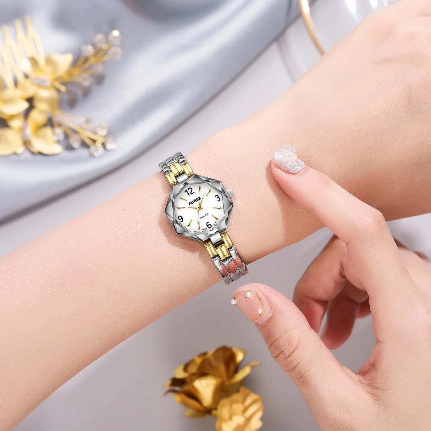 Fashion Ladies Anlogue Watches with Swiss Movement