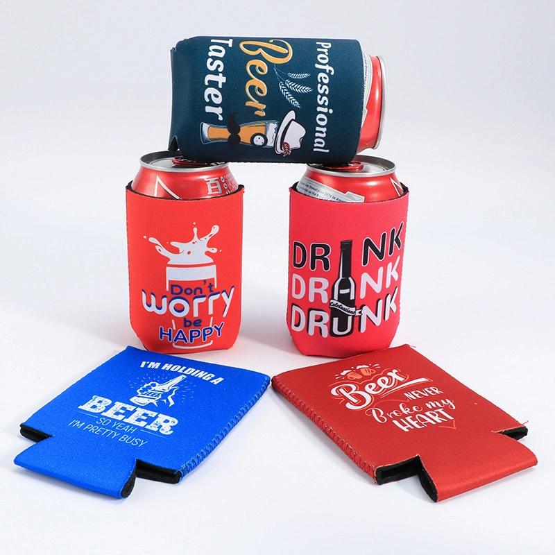 Benutzerdefinierte Druck Dose Kühler Koozie Falten Trinkflasche Stubby Halter