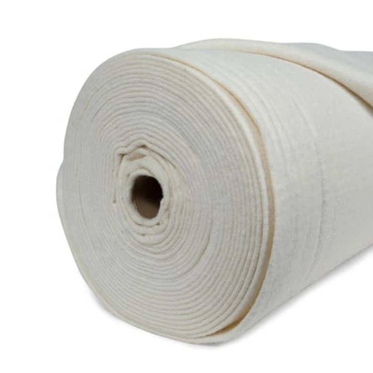High Insulation Natural Kapok Fiber Polyester Textile Batting for Quilt Filling