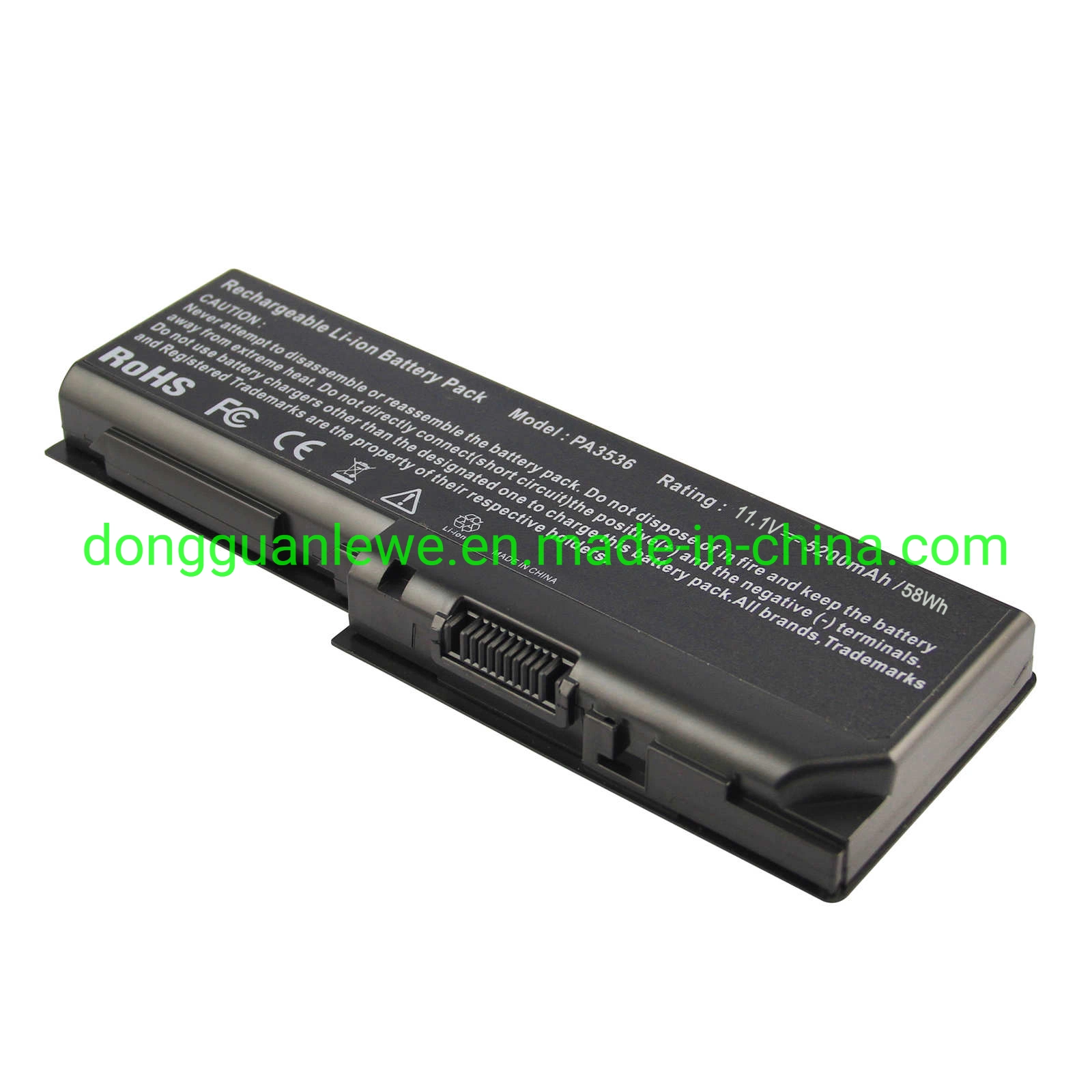 Laptop Battery for Toshiba PA3536 Equium P200 P200d P205D Satellite X200 X205 L350 11.1V 5200mAh Black