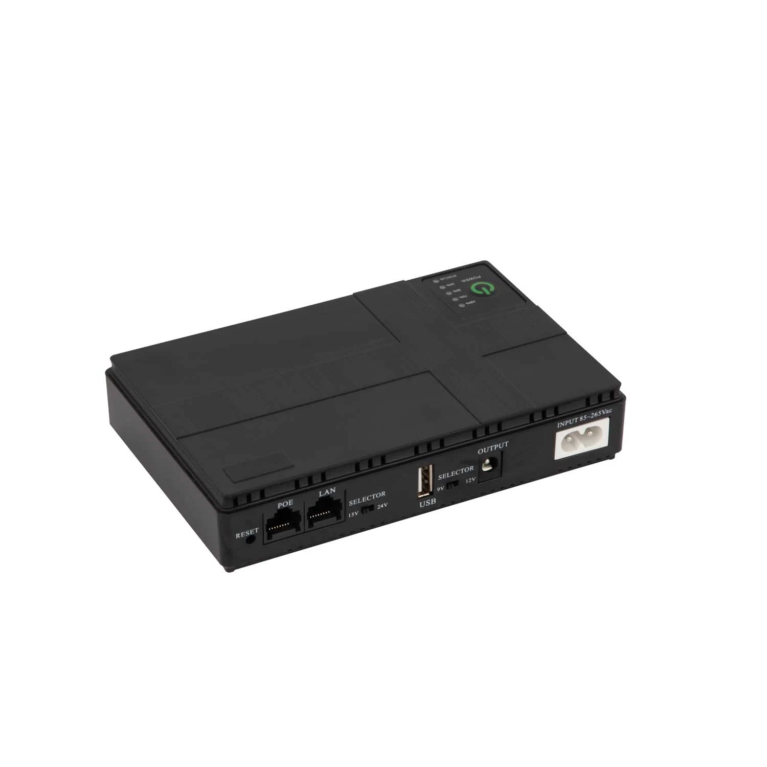 Mini DC UPS Power Supply Bank 18/36W Poe/USB 5V/9V/12V