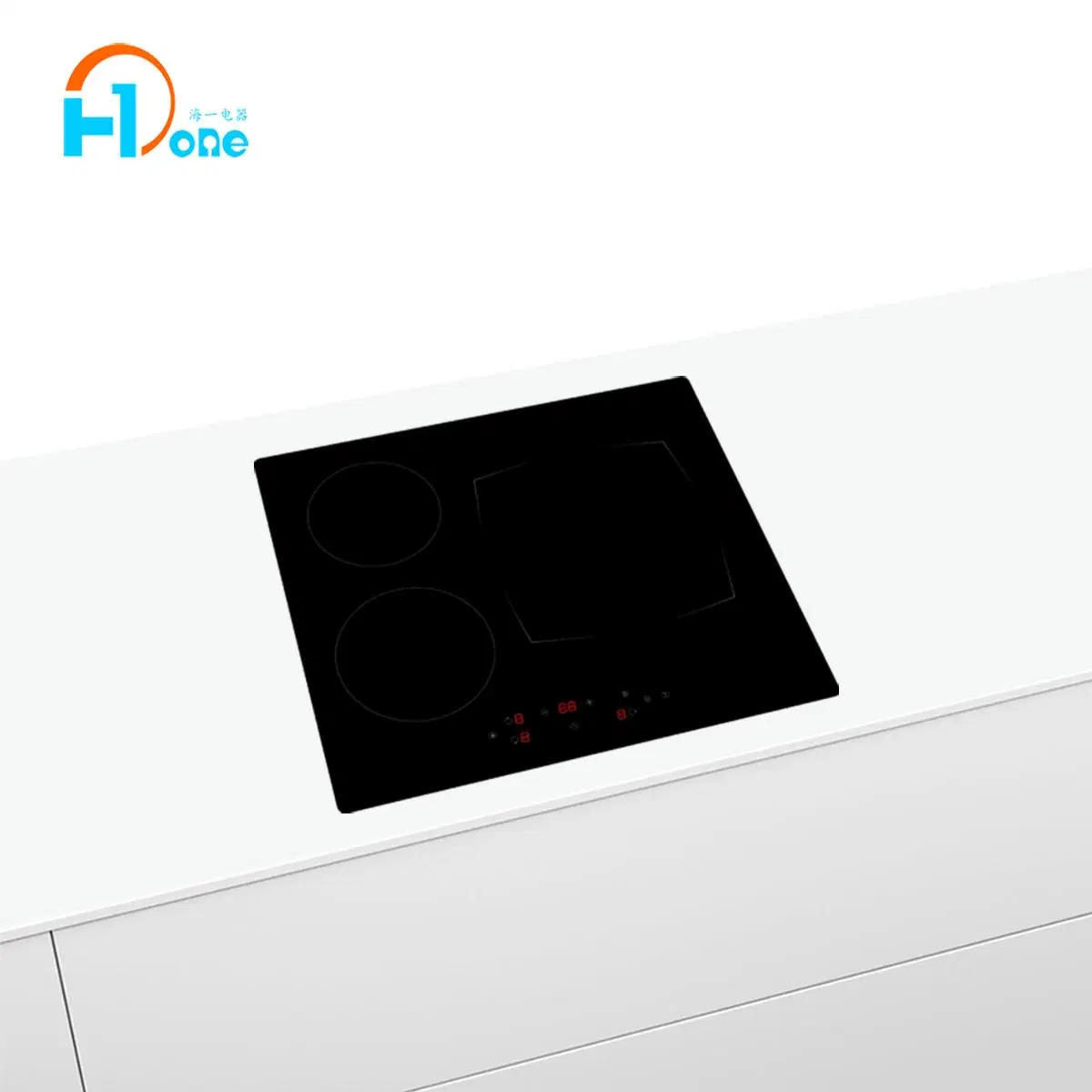 60cm Built-in 3 Zone Induction Touch Control Plate