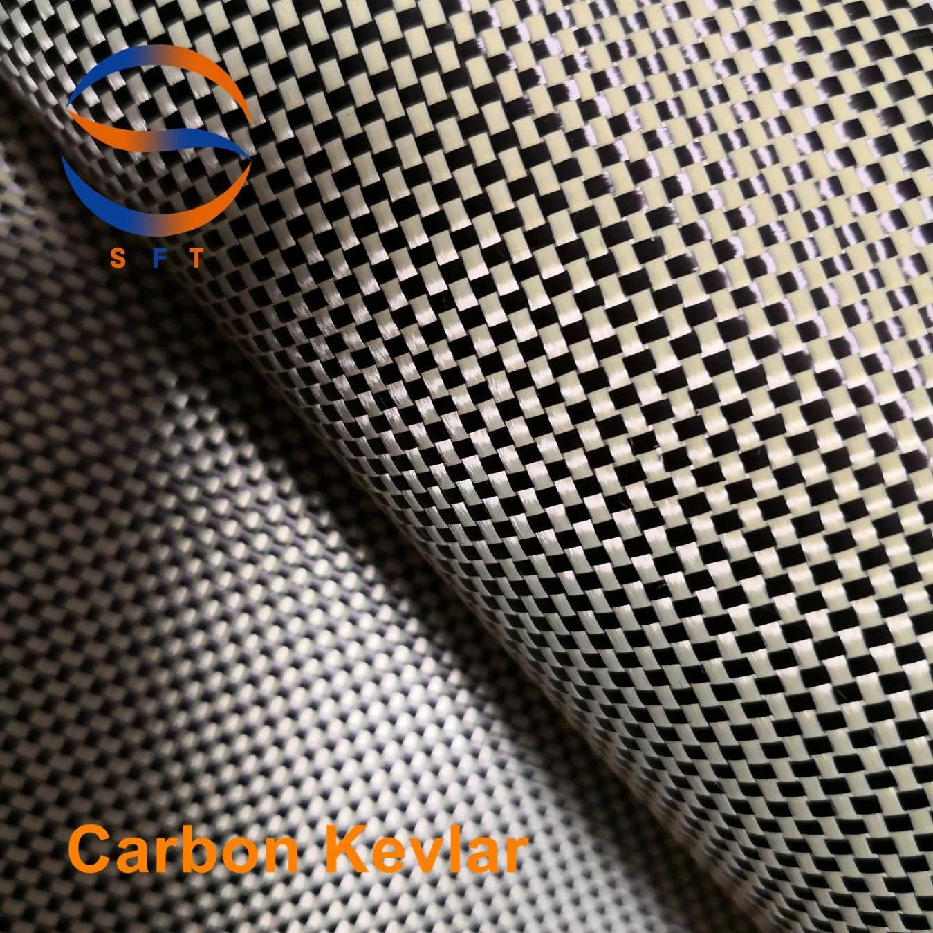 Twill Weave Customized Carbon Fiber Kevlar Fiber Hybrid Fabric