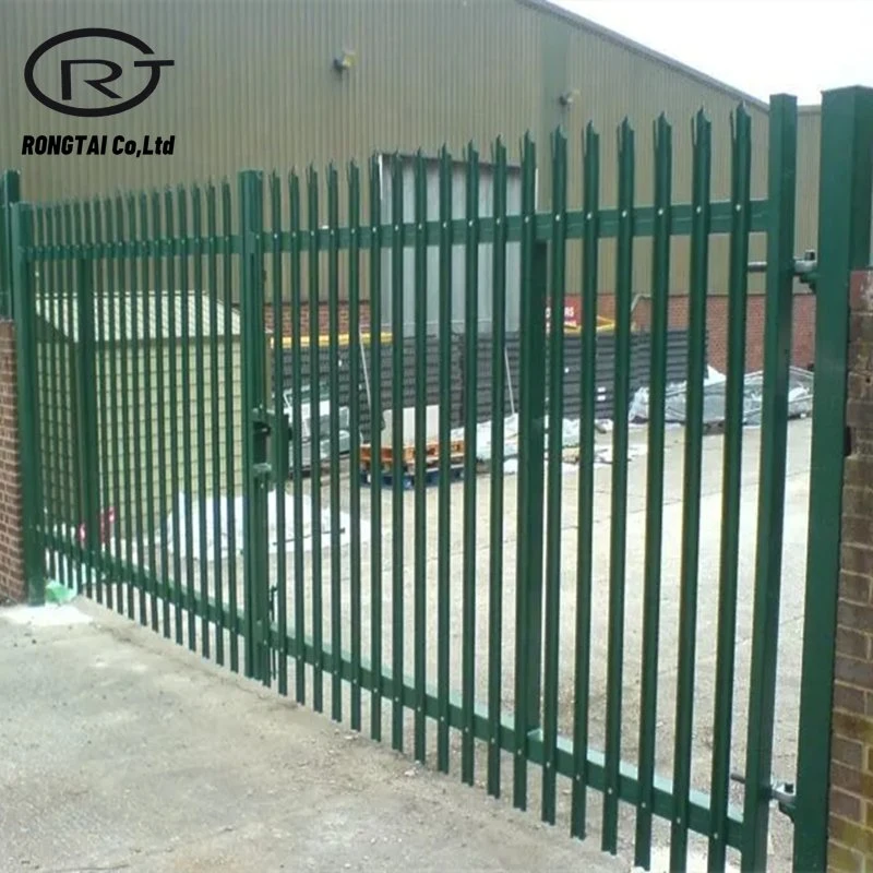 Powder Coated Steel Fence Spear Top Fence Panels Wrought Iron Fencing Pool Garden Yard Fence