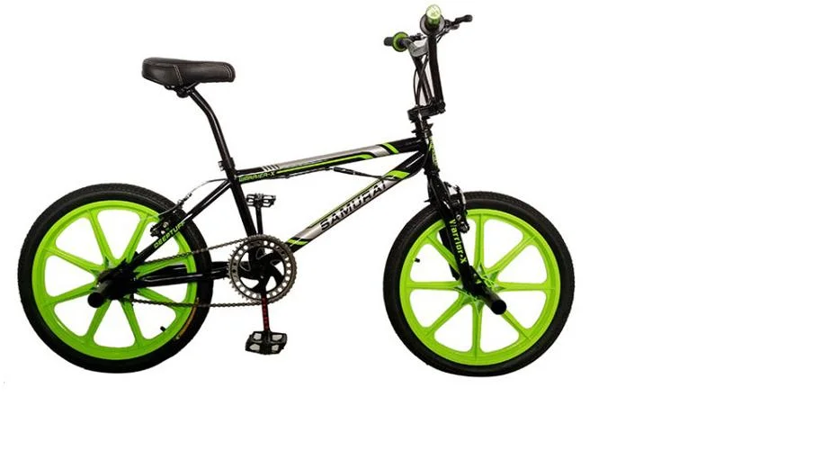 Buen precio bicicletas BMX con horquilla de acero de 20 pulgadas de material Mini Freestyle BMX BICICLETA