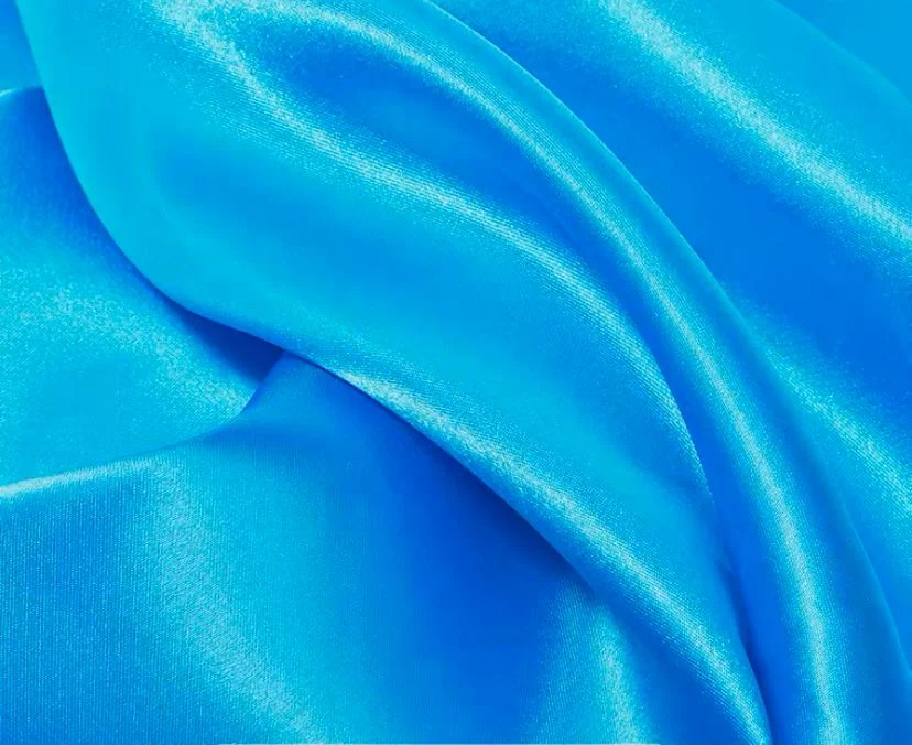 100% Polyester Dyed Fabric Polyester Fabric Satin Ethiopia