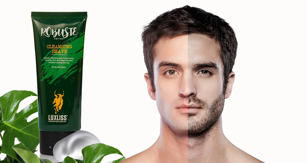 Private Label Men Care Gesichtsreinigung Shave Creme Hautpflege Produkt Sanft Reinigen