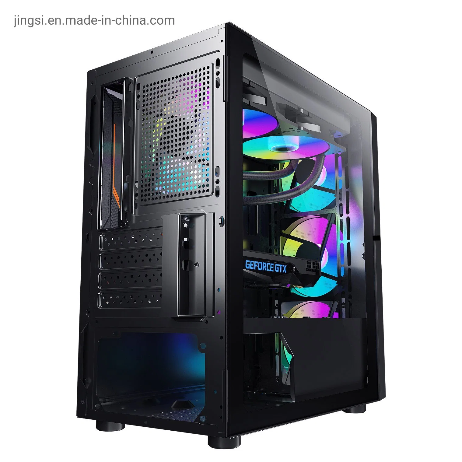 Micro Gaming PC Case Mesh Front Panel USB 3.0 Port M-ATX Gaming Compuer Case