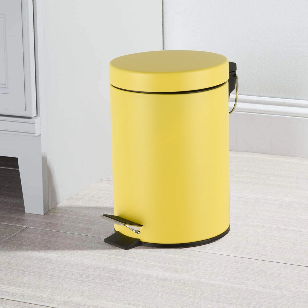 5L Round Shape Trash Can with Foot Pedal Amazon Hot Sale Dustbin Garbage Bin