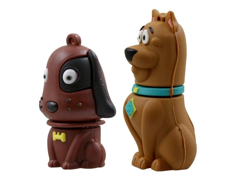 Cartoon Dog 8GB 16GB 32GB Customized 2D/3D PVC Cartoon USB Flash Disks/Pen Drive/USB Flash Drive for Promotional Gift