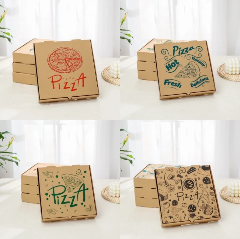 Custom Pizza Box Paper Food Box Pizza Package Box Wholesale/Supplier Good Quality