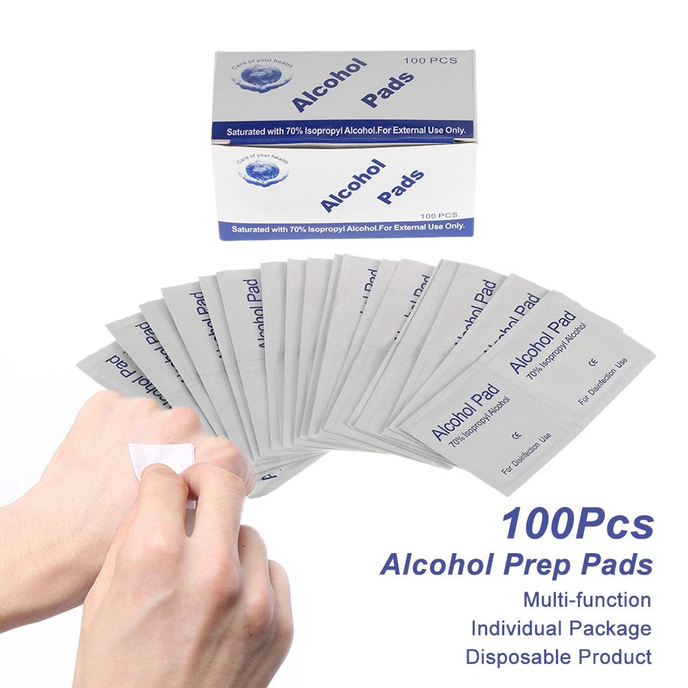 Disposable Medical Now-Woven Fabric Sterilization Disinfection Alcohol Swab Pad