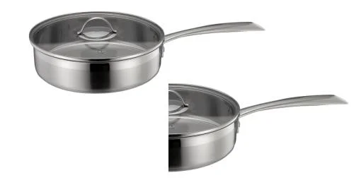 Hot Sales Stainless Steel 304 Frypan Straight Shape Cookware Set