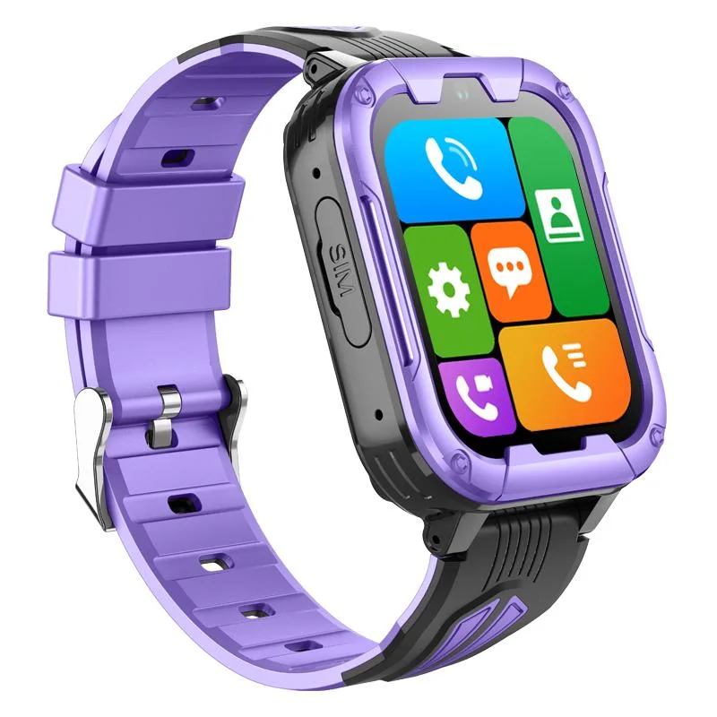 New launched China supplier 4G video call Waterproof Kids safety tracker watch gps clock with listen in feature classroom mode D49U