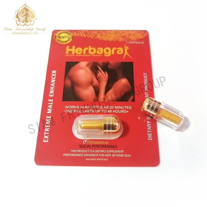 Wholesale/Supplier Men's Herbal Sex Tablets in Single Bubble Packaging