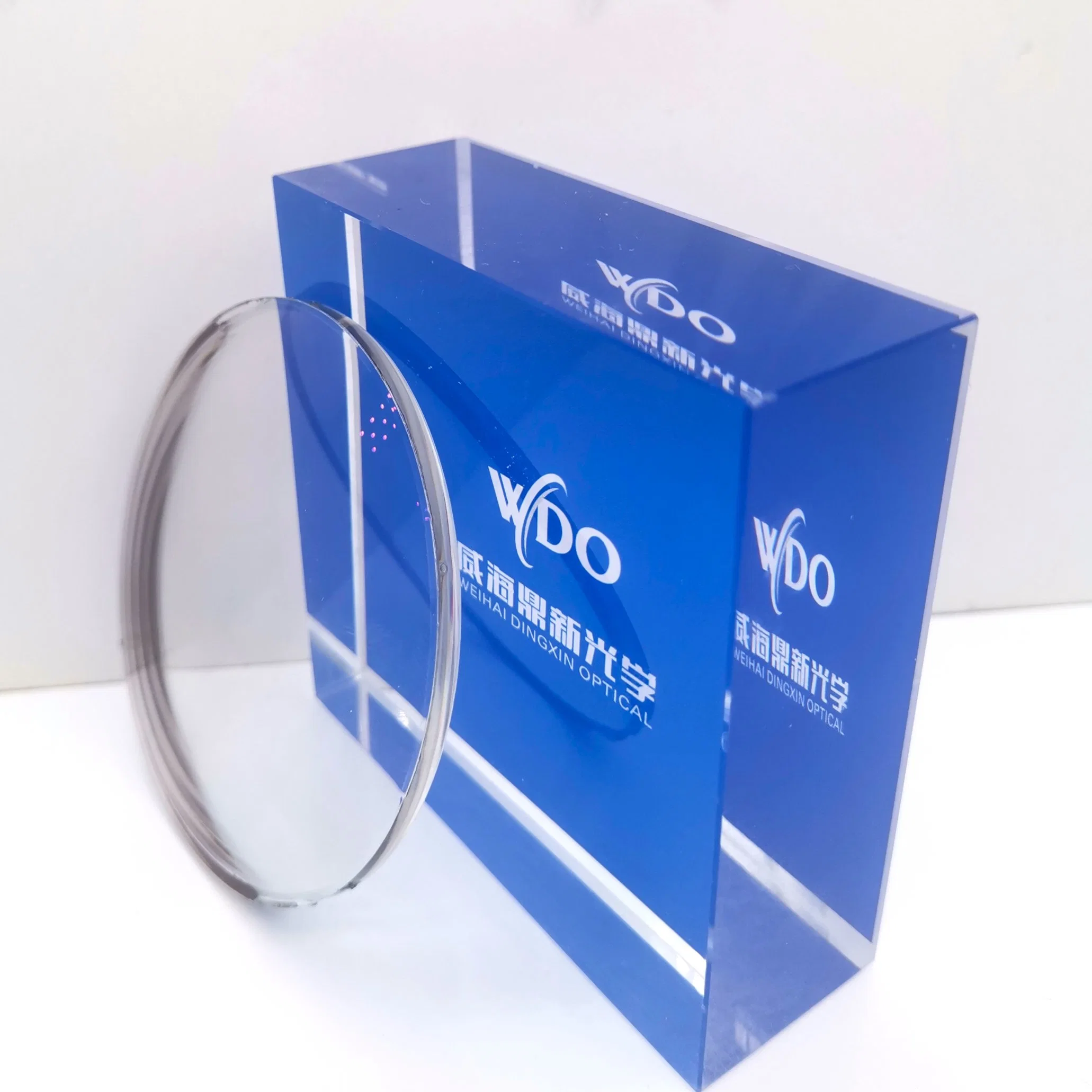 Wdo Factory Price 1.59 PC Polycarbonate Blue Blocking Glasses UV420 Blue Coating Green Coating Hmc Optical Lens