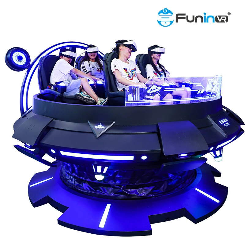 Vr Arcade Theme Park Educational Simulators 5 Seats Cinema Game Project