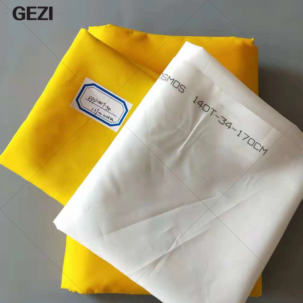 100/110/120/140/160/180/200/250/300mesh, White Yellow for Screen Printing Mesh Machine Equipment Accessories, Filter Painting, Polyester Fabric