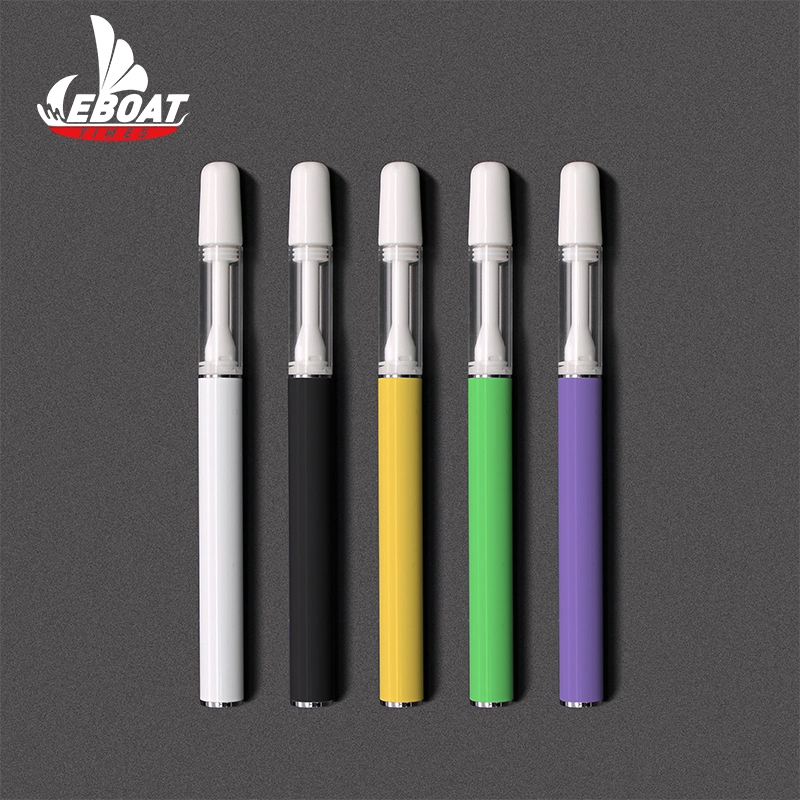 Empty Disposable Vaper Ceramic Electronic Cigarette Vape Pen Rechargeable for 0.5ml 0.3ml Carts