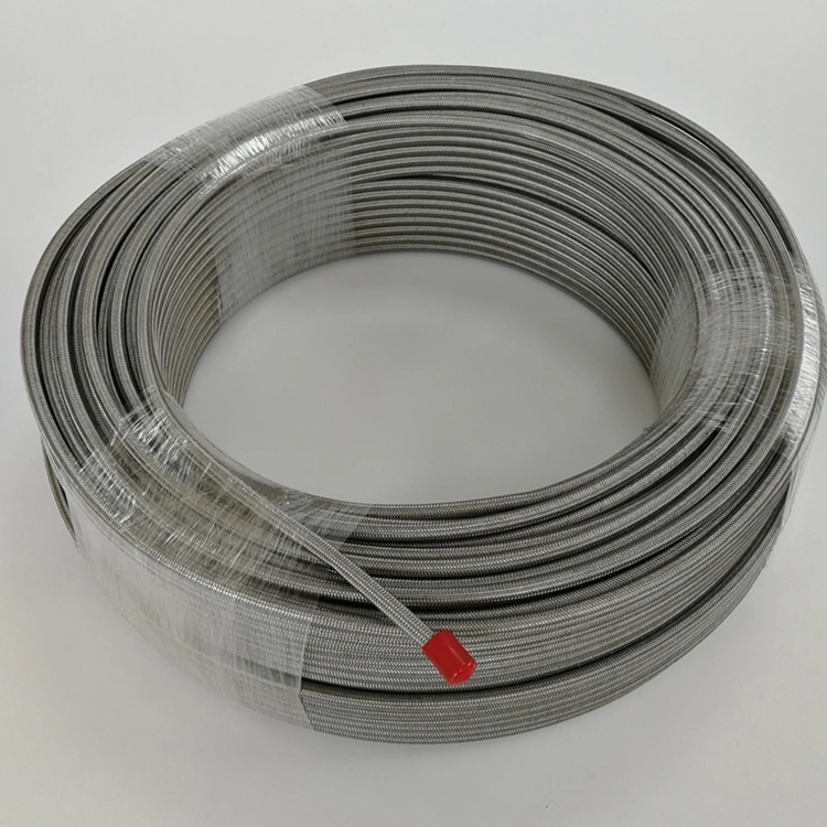 Flexible Tuyau Hydraulique en PTFE Ondulé Tressé avec de l'Acier Inoxydable 304