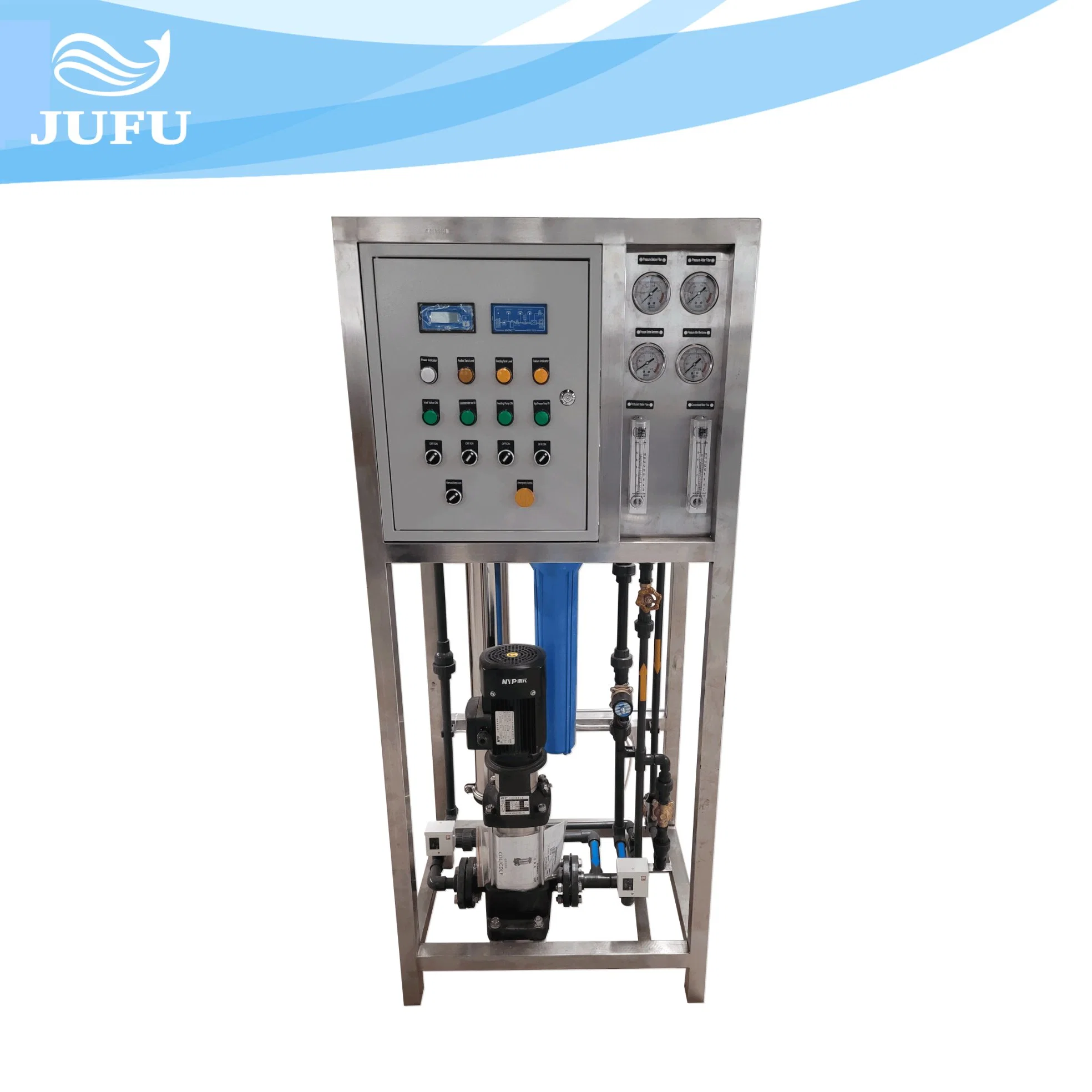 250L 500L Per Hour Desalination RO Water Purification Machines Drinking Water Treatment Plant Water Filter Purifier Small