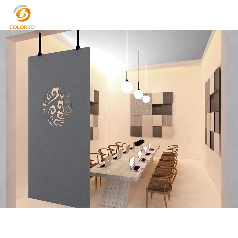 Eco Protection Sound Absorption Acoustic Padded Panel Space Divider screen with High quality/High cost performance 