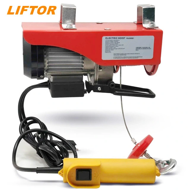 1000kg 1200kg 400kg 800 Kg 500kg 125kg 300kg 200kg Small Mini Wire Rope Electric Winch Hoist Lift Price