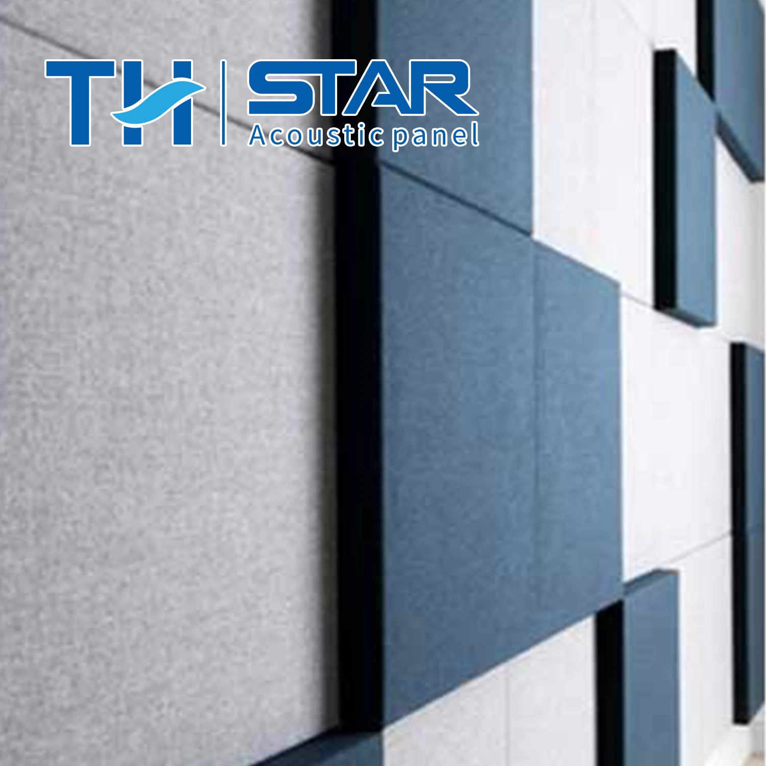 100% Recycle 9mm Pet Acoustic Panels Sound Absorb Polyester Acoustic Solution Materials