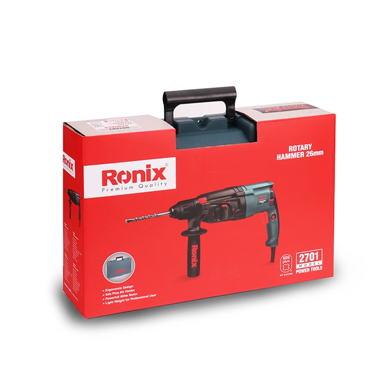 Ronix 2701 Electric furadeira de impacto SDS-plus furadeira elétrica partes separadas Martelo Rotativo