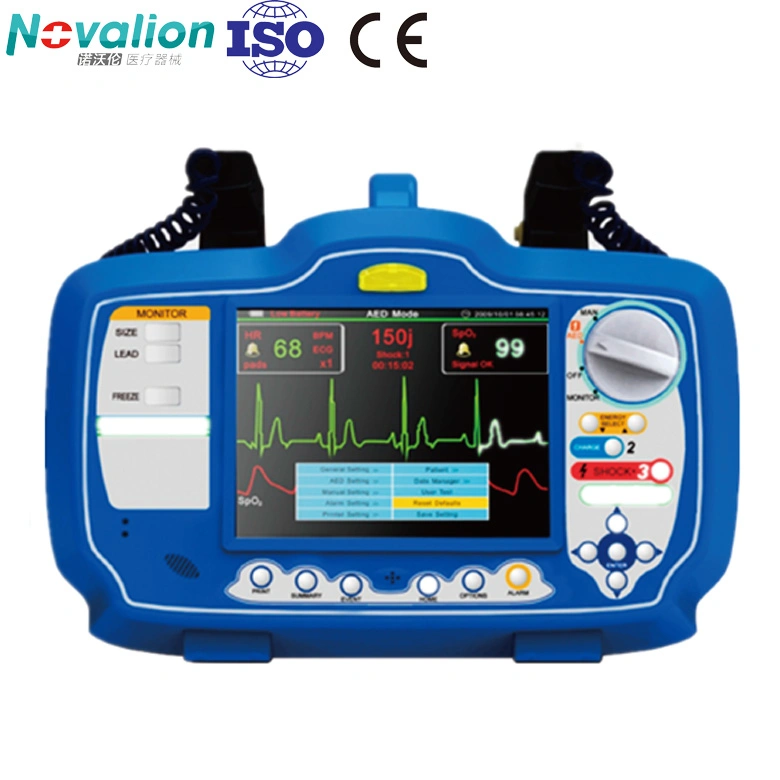 ECG bifásica DEA de la SpO2 Monitor Desfibrilador Externo Automático