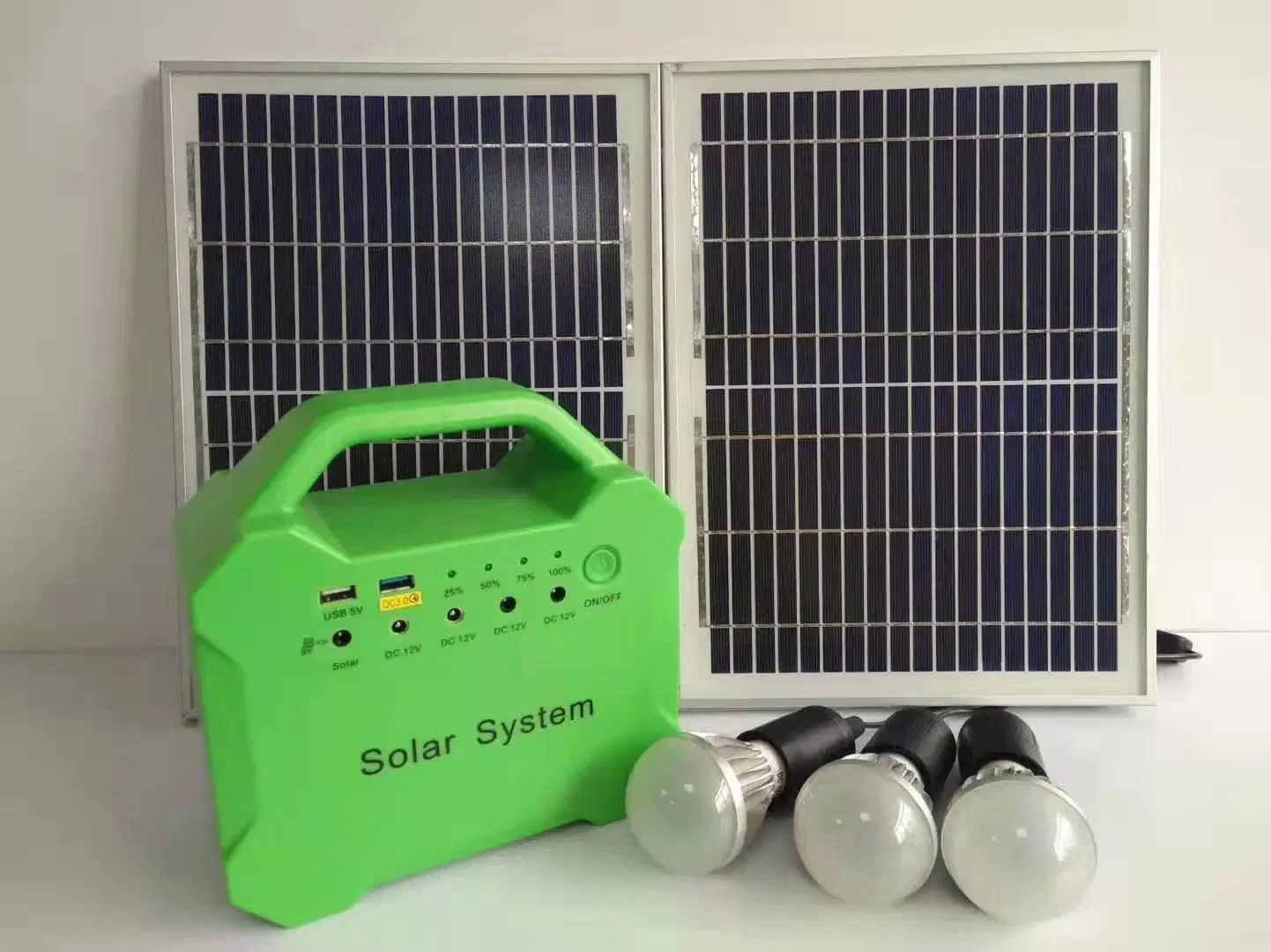 نظام قدرة المولد الشمسي للتوصيل والتشغيل بقدرة 300 واط