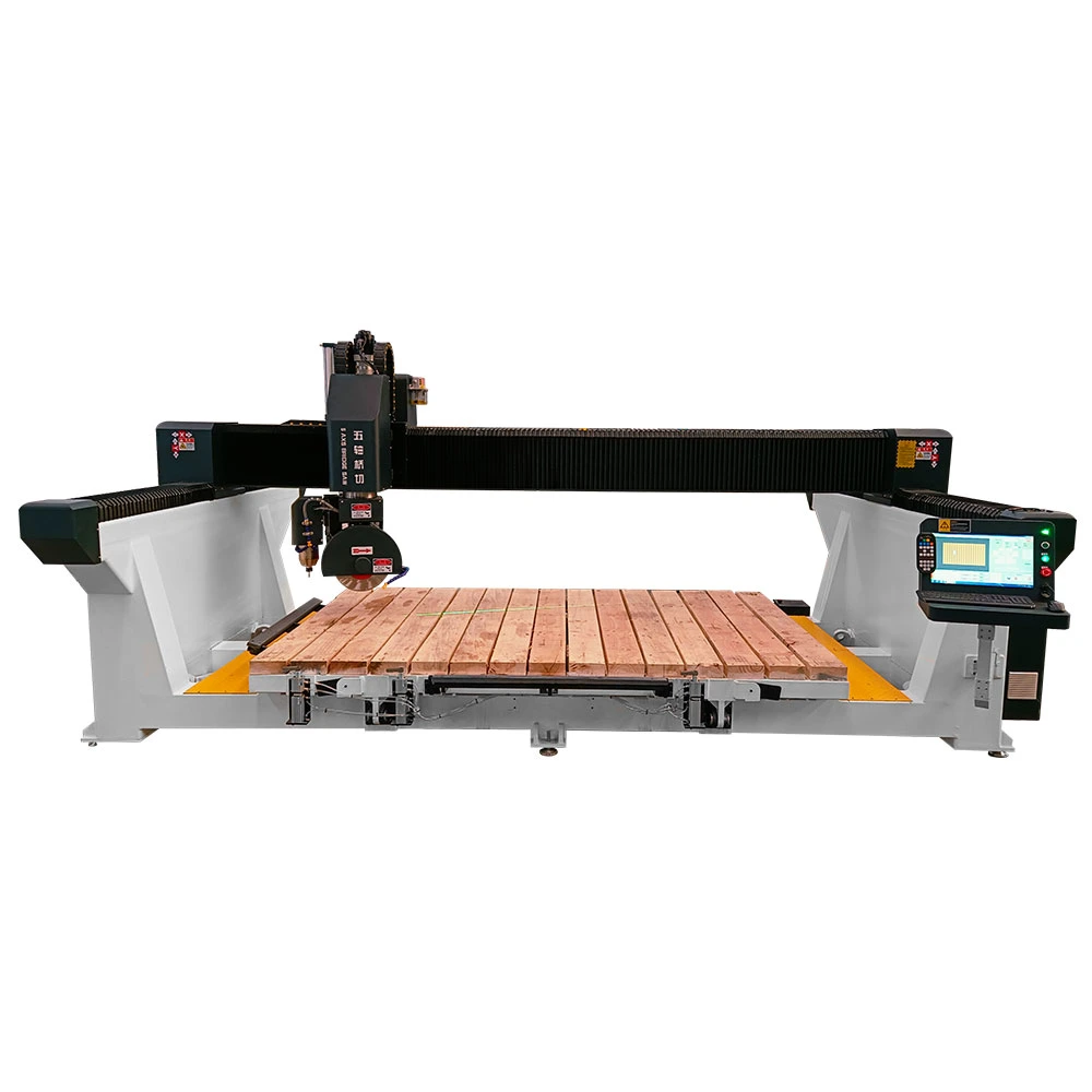 Infrared 5 Axes CNC Stone Saw Bridge Cutting Machine