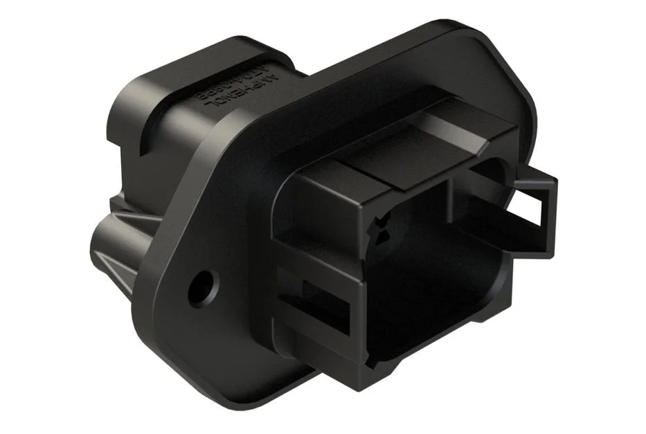 Automotive Connector 8position Panel Mount Receptacle with Endcap At04-08pb-PMR7 Connector