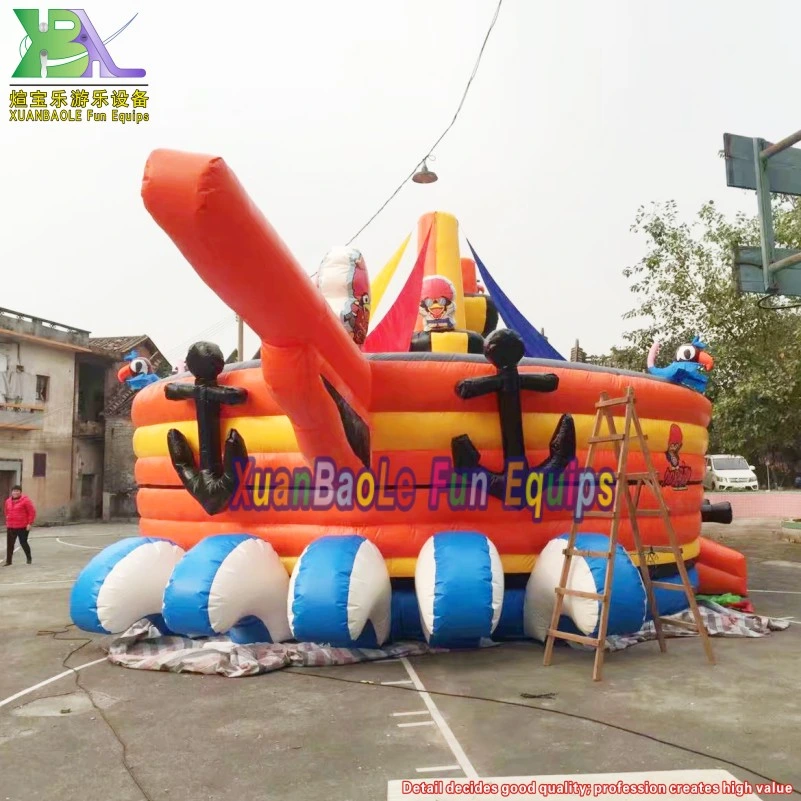 Pirate Theme Inflatable Playground Factory Price Outdoor Inflatable Theme Amusement Park Playground Fun City