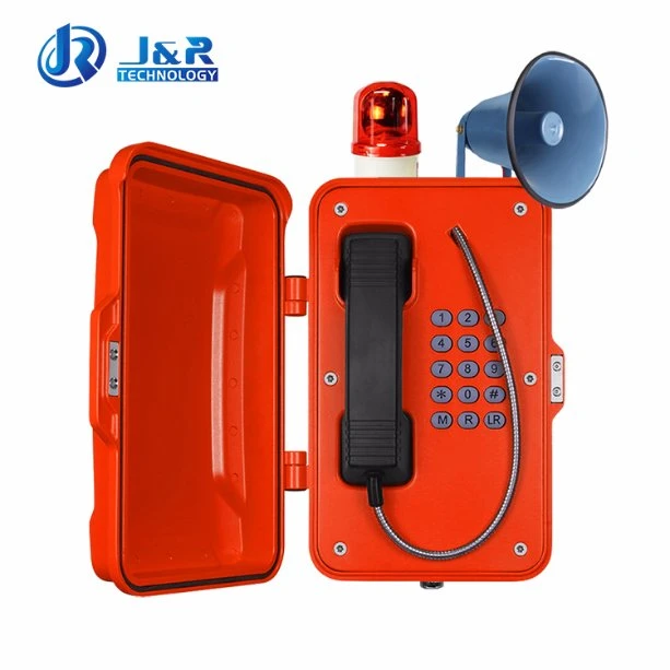 Boardcasting Loudspeaker Outdoor Industrial Vandal Resistant Telephone for Tunnel